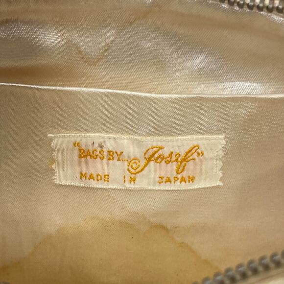 Bags by Josef Beige Beaded Evening Bag Purse tote - Japan - Picture 9 of 9